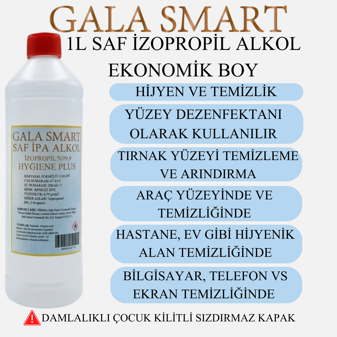 Gala Smart Alkol 1000 ml - Görsel 2