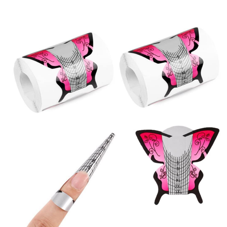 Pembe Kelebek Şablon 500'lü - Görsel 2