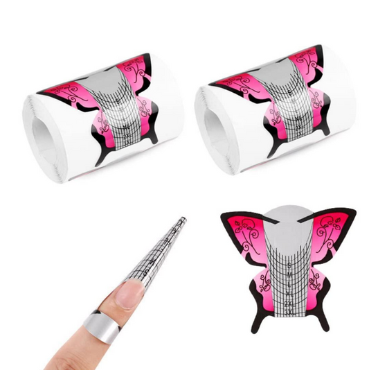 Pembe Kelebek Şablon 500'lü - Görsel 2