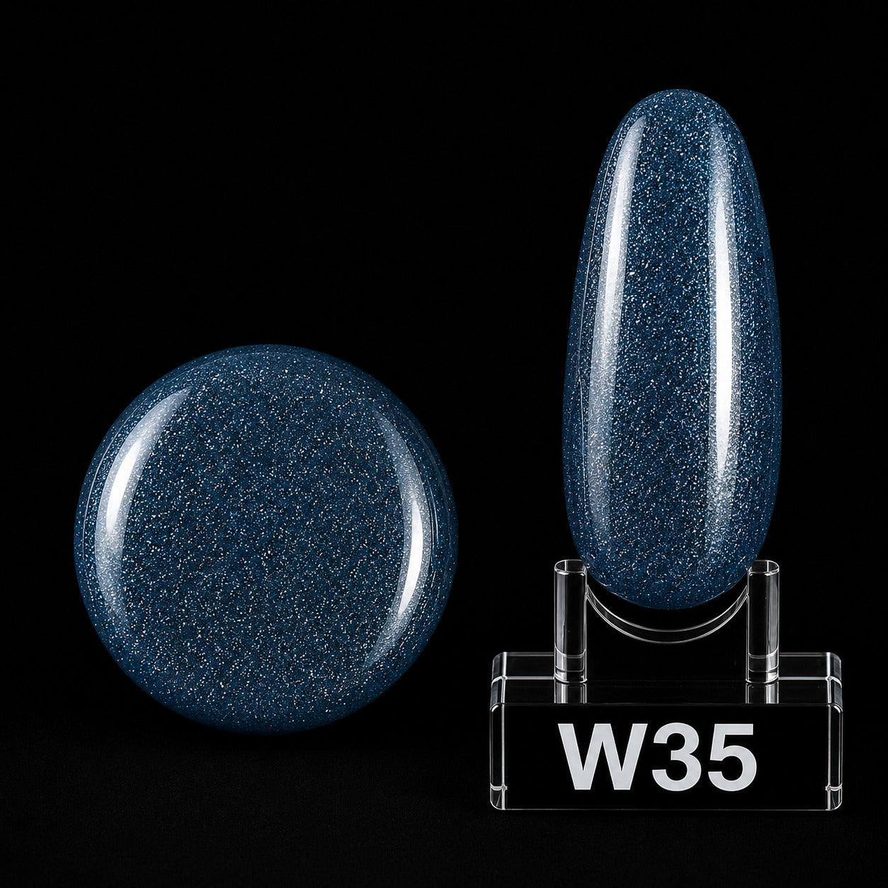 Wowlack Simli Kalıcı Oje W35