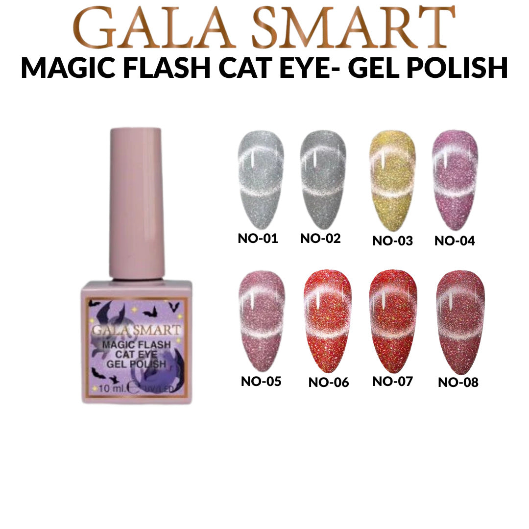 Magic Flash Cat Eye Gel Polish 10ML No:6 Kırmızı - Görsel 3