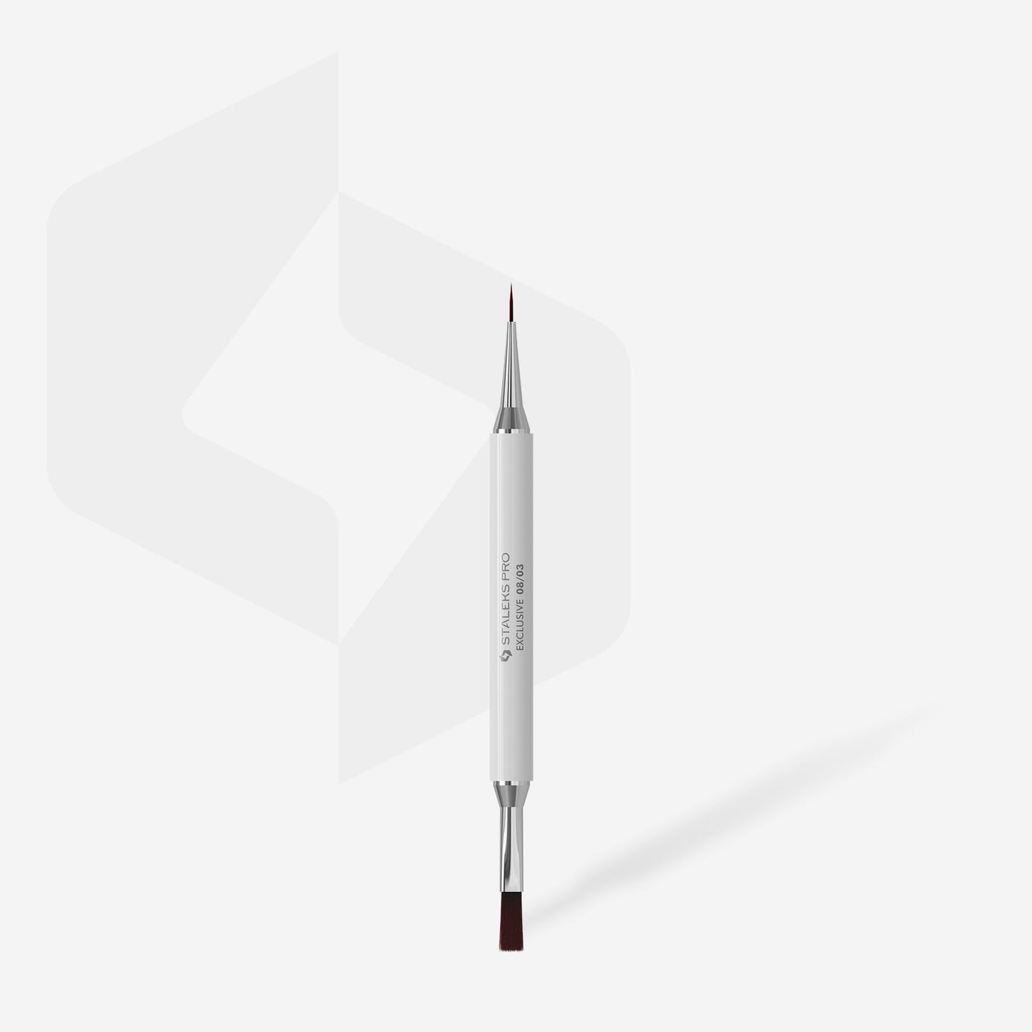 STALEKS Exclusive 08/03 Çift Taraflı Jel ve Liner Fırça 10/10 mm - Görsel 2