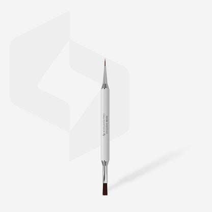 STALEKS Exclusive 08/03 Çift Taraflı Jel ve Liner Fırça 10/10 mm - Görsel 2