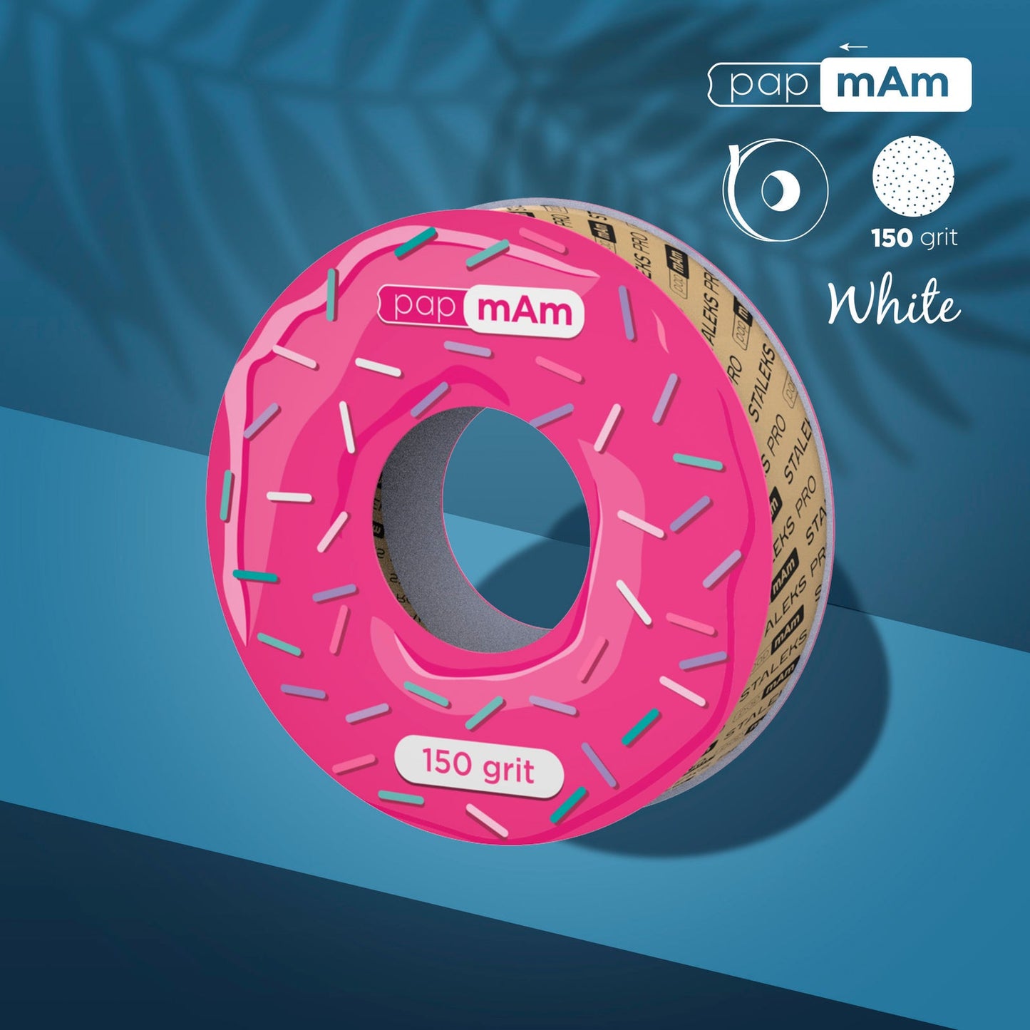 STALEKS Expert Donut papmAm Düz Törpü Yedek Blok 150 Grit ATSC-150W