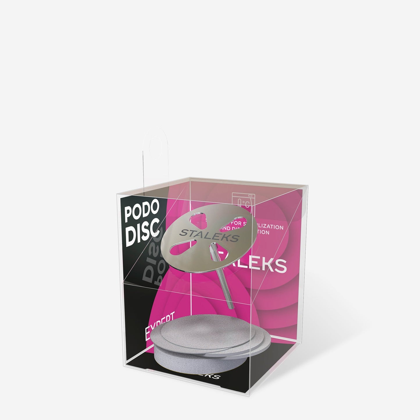 STALEKS Expert Pododisc L Pedikür Diski 25 mm 180 Grit 5'li - Görsel 3