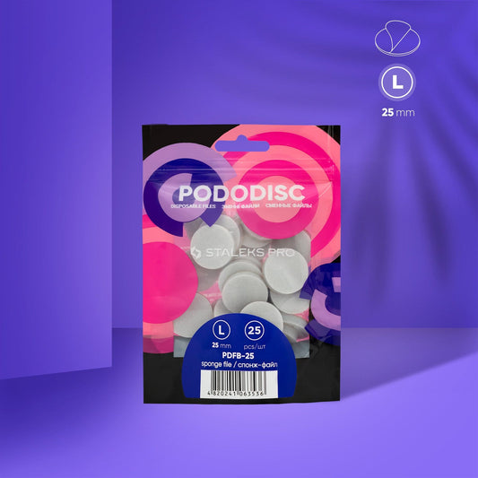 STALEKS Expert Pododisc L Sünger Törpü 25 mm 25'li
