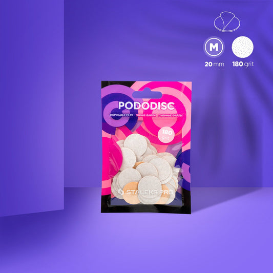 STALEKS Expert Pododisc M Yapışkan Zımpara 180 Grit 20 mm 50'li
