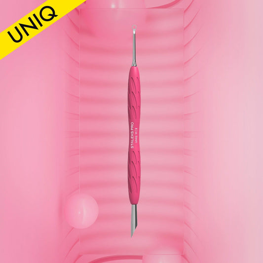 STALEKS Uniq 11 Type 2 Gummy Silikon Saplı Pusher – Eğik Uç/Halka