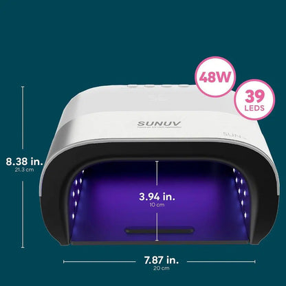 SUNUV SUN3 48W UV/LED Tırnak Kurutma Lambası – 39 LED - Görsel 5