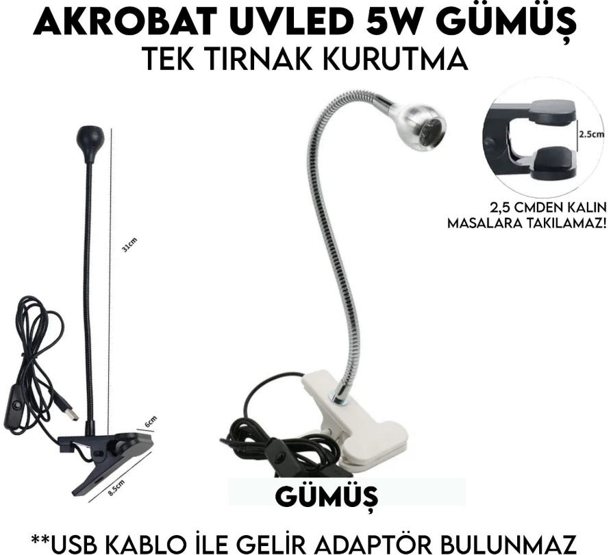 Akrobat Uvled Masaya Takılabilir
