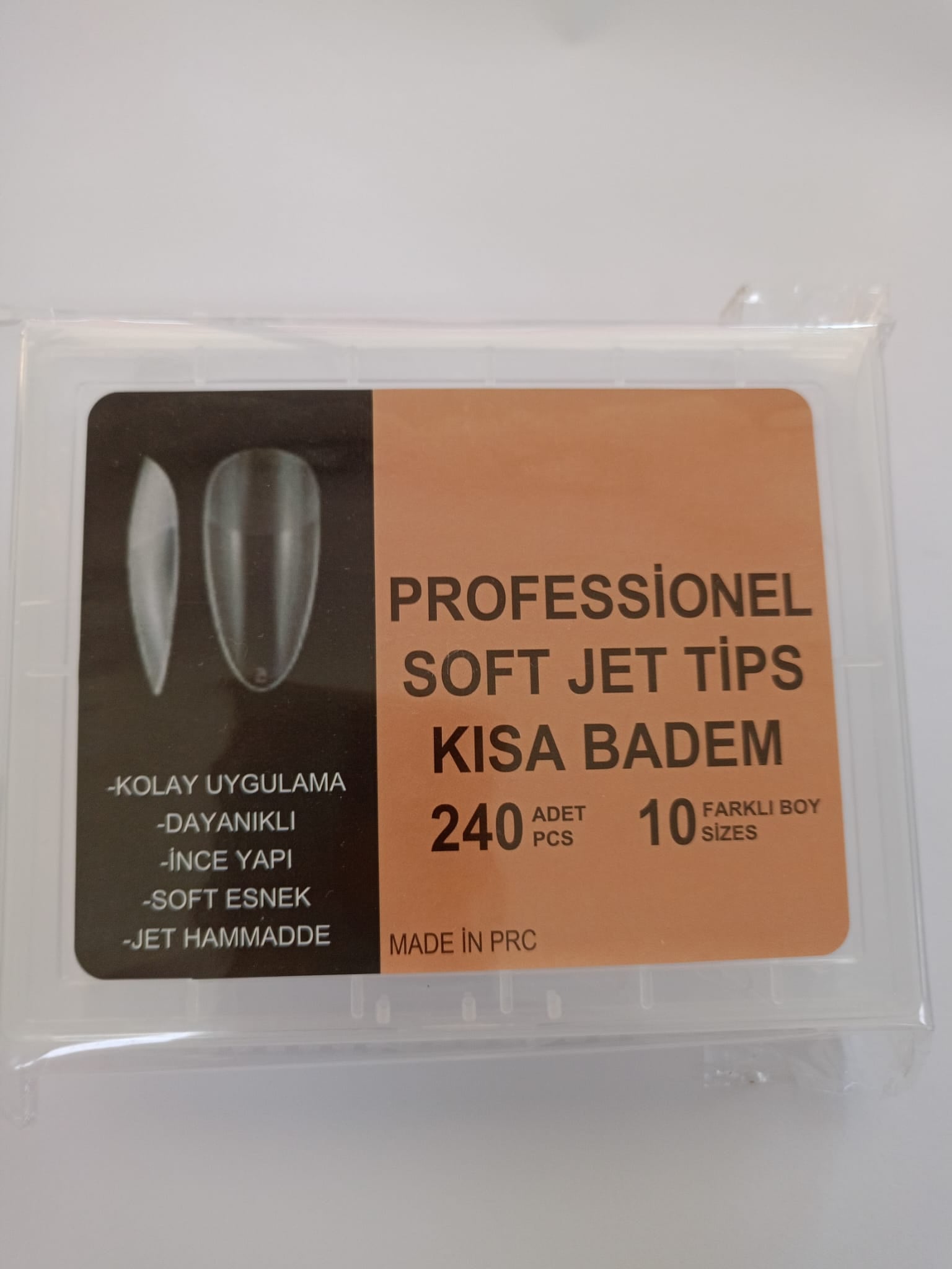 Gala Smart 240'lı Full Jel Tips Kısa Badem Ekonomik Boy