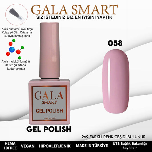 Gala Smart - Classic Kalıcı Oje - NO:058