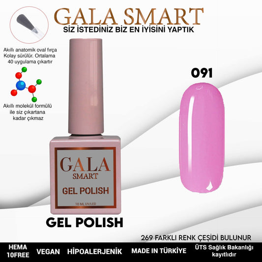 Gala Smart - Classic Kalıcı Oje - NO:091