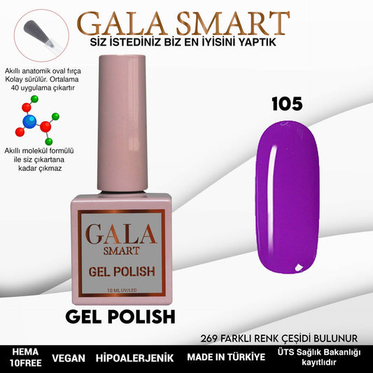 Gala Smart - Classic Kalıcı Oje - NO:105