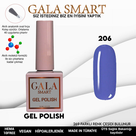 Gala Smart - Classic Kalıcı Oje - NO:206