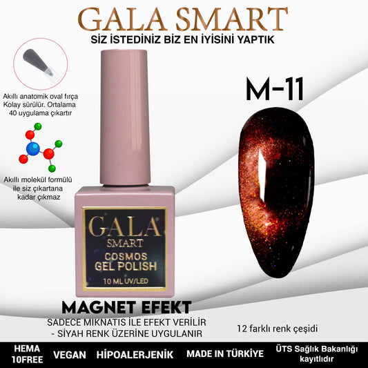 Gala Smart - Cosmos Kedi Gözü Kalıcı -Oje M-11