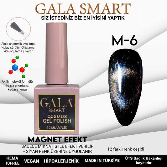 Gala Smart - Cosmos Kedi Gözü Kalıcı Oje - M6