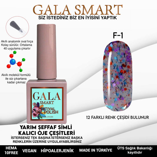 Gala Smart - Festival Kalıcı Oje - F1