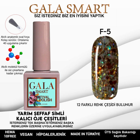 Gala Smart - Festival Kalıcı Oje - F5