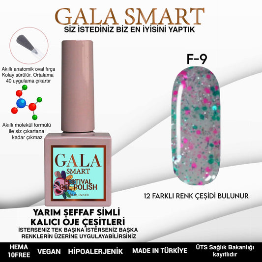 Gala Smart - Festival Kalıcı Oje - F9