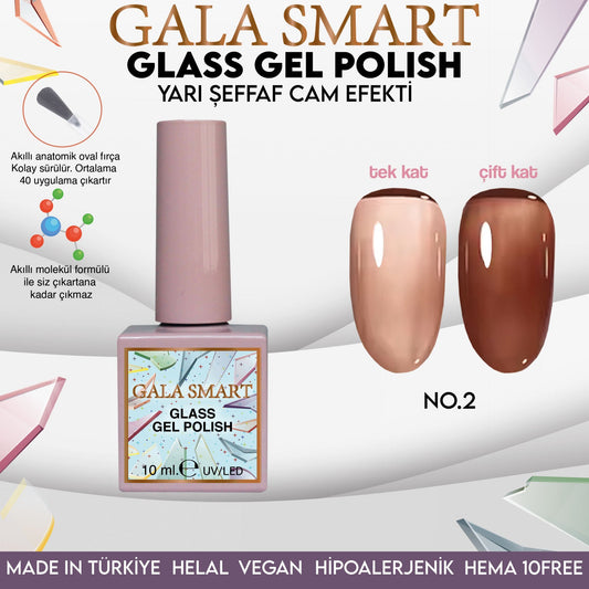Glass Kalıcı Oje 10 mle NO:02
