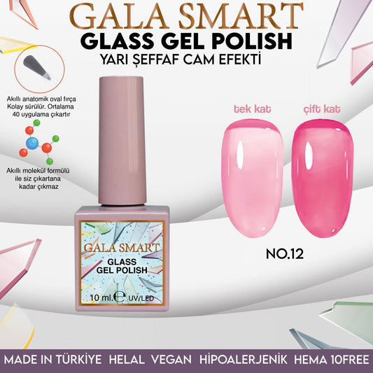 Glass Kalıcı Oje  10 mle NO:12