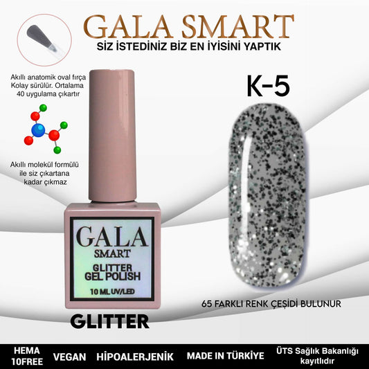 Glitter Kalıcı Oje - 10 ml K-05