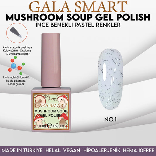 Gala Smart - Mushroom Soup Kalıcı Oje - NO:1