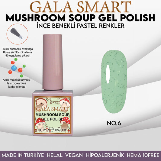 Gala Smart - Mushroom Soup Kalıcı Oje - NO;6