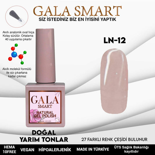 Gala Smart Natural Kalıcı Oje 10 mle LN12