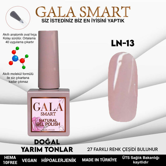 Gala Smart Natural Kalıcı Oje 10 mle LN13