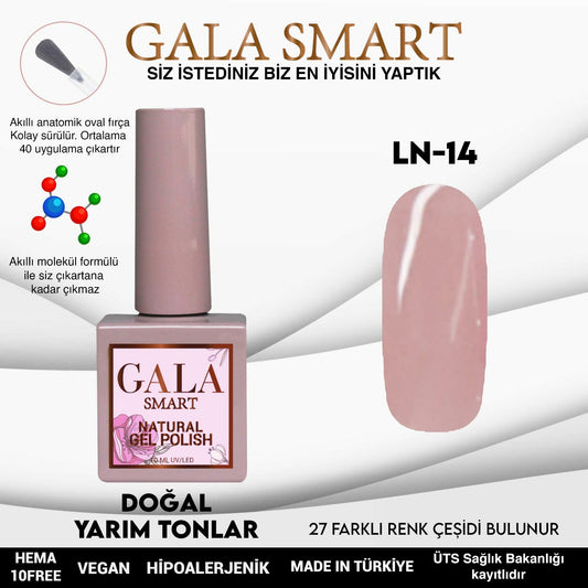 Gala Smart Natural Kalıcı Oje 10 mle LN14