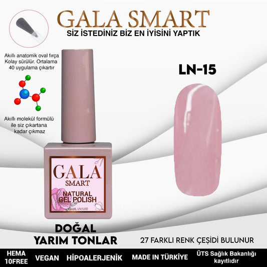 Gala Smart Natural Kalıcı Oje 10 mle LN15