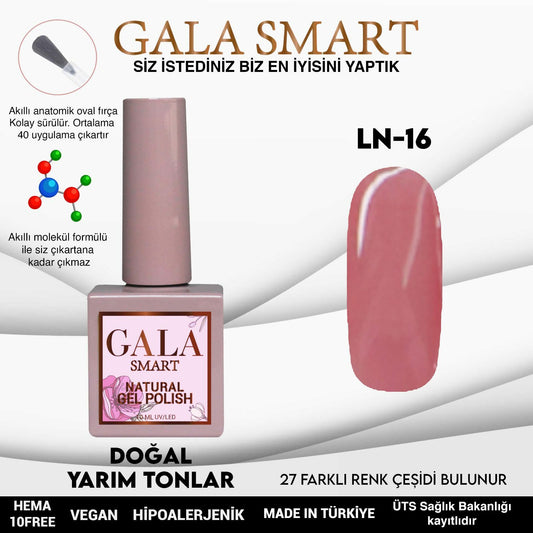 Gala Smart Natural Kalıcı Oje 10 mle LN16