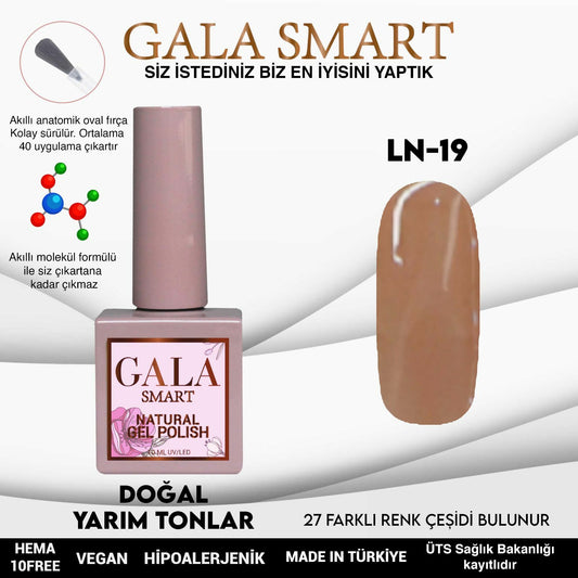 Gala Smart Natural Kalıcı Oje 10 mle LN19