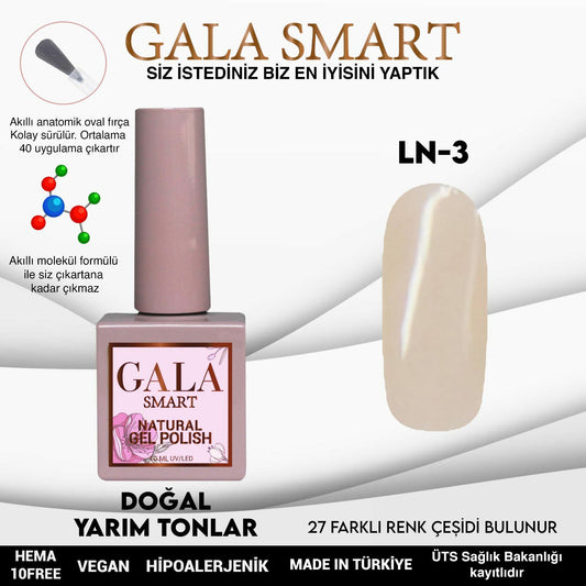 Gala Smart Natural Kalıcı Oje 10 mle LN3