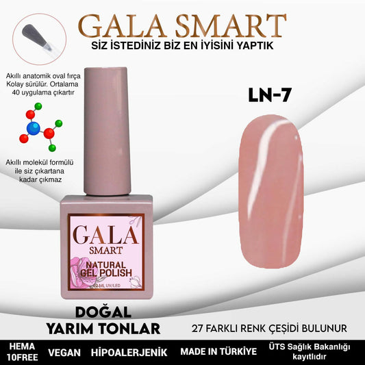 Gala Smart Natural Kalıcı Oje 10 mle LN7