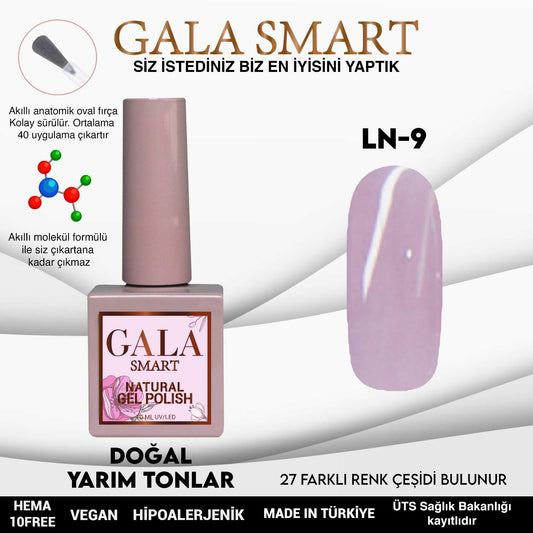 Gala Smart Natural Kalıcı Oje 10 mle LN9