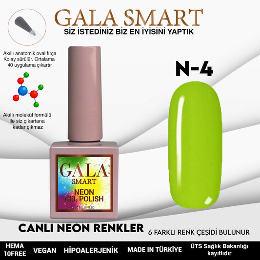 Gala Smart  - Neon Kalıcı Oje - N-4