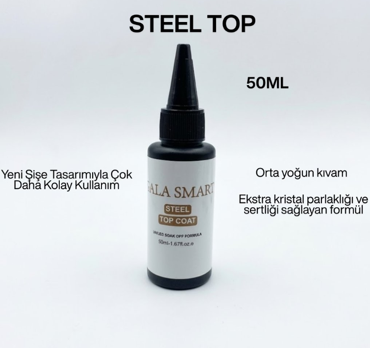 Gala Smart Steel Top Coat 50 ml
