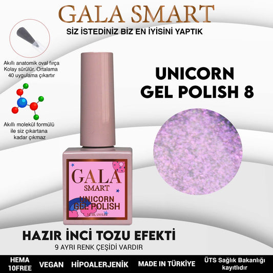 Gala Smart - Unicorn Kalıcı Oje - U8