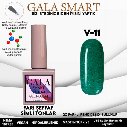 Gala Smart - Vitraj Kalıcı Oje - V11