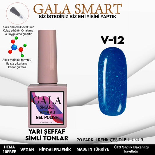 Gala Smart - Vitraj Kalıcı Oje -V12