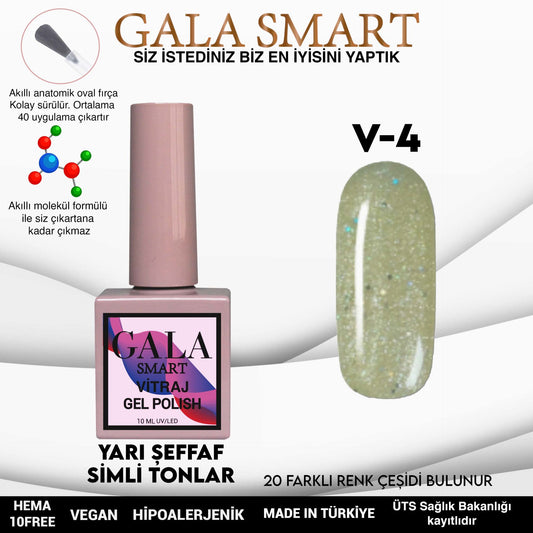 Gala Smart - Vitraj Kalıcı Oje - V4