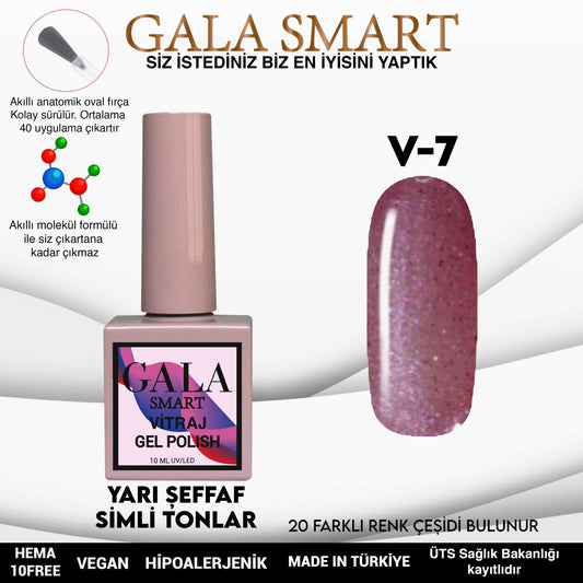 Gala Smart - Vitraj Kalıcı Oje - V7