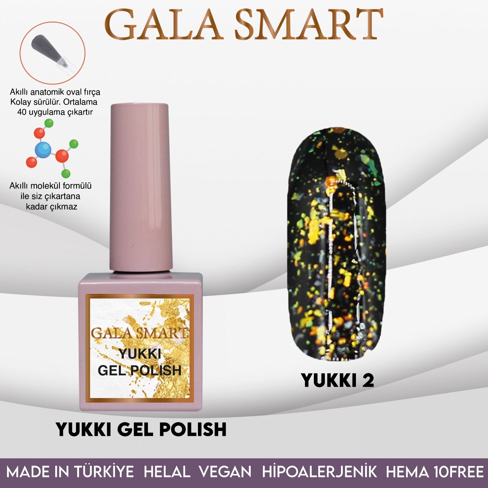 Gala Smart - Yukkİ Kalıcı Oje No:02