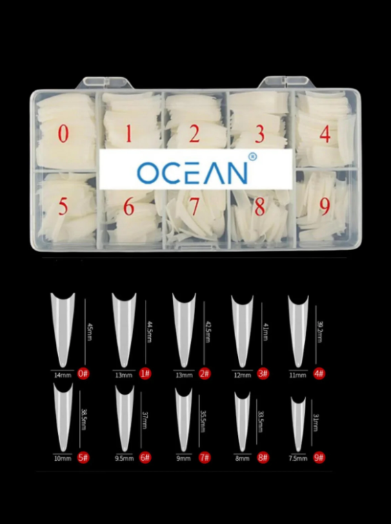 Ocean 500'lü Yarım Ay Tips Kemik Renk