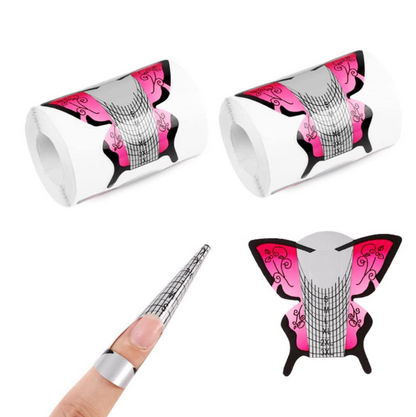 Pembe Kelebek Şablon 500'lü - Görsel 2