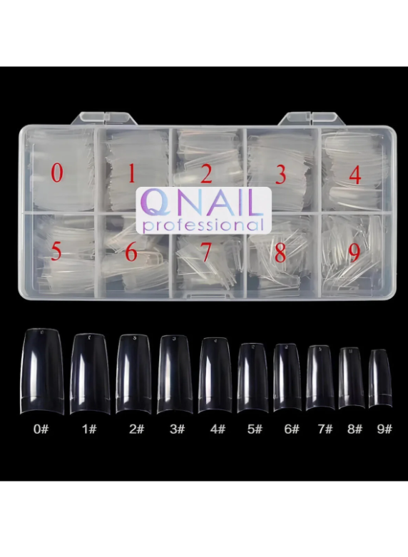 Qnail 500'lü Yarım Ay Tips Şeffaf