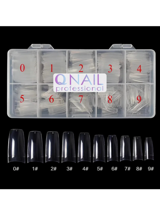 Qnail 500'lü Yarım Ay Tips Şeffaf